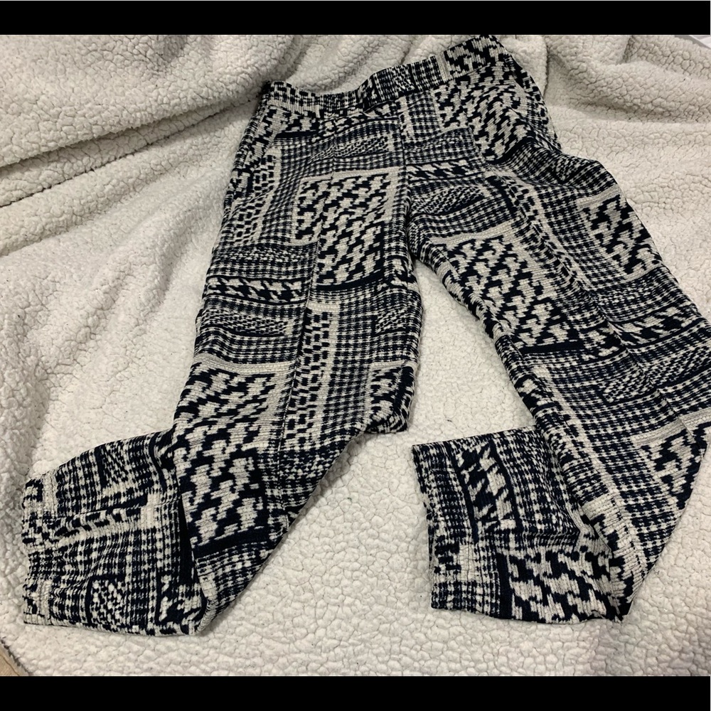 Zara Basics Printed Pants